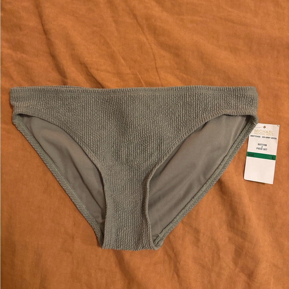 Michael Kors Green Swimsuit Bottom
